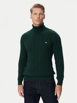Obrázek produktu Gant Rolák 8050607 Tmavě zelená Regular Fit