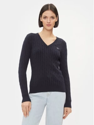 Obrázek produktu Gant Svetr 4800101 Tmavomodrá Slim Fit