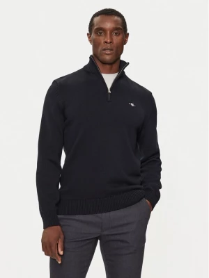 Obrázek produktu Gant Svetr Casual Cotton Half Zip 8030170 Černá Regular Fit