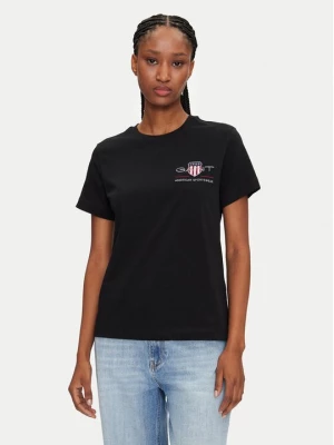 Obrázek produktu Gant T-Shirt Bisiklet Yaka 4200277 Černá Regular Fit