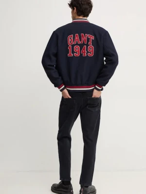 Obrázek produktu Gant Vlněná bomber bunda Gant námořnická modř