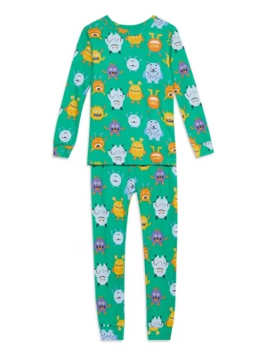 Obrázek produktu GAP Pyžamo 'HALLOWEEN MONSTER' světlemodrá / citronově žlutá / zelená / oranžová