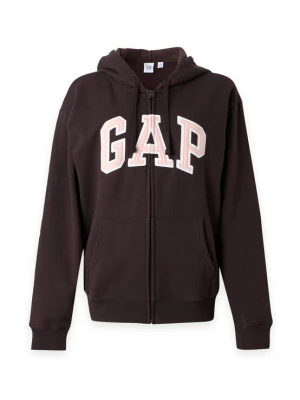 Obrázek produktu Gap Tall Mikina 'HERITAGE' tmavě hnědá / růže / bílá