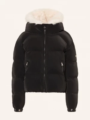 Obrázek produktu Garcia Vatelínová Bunda S Umělou Kožešinou černá / režná