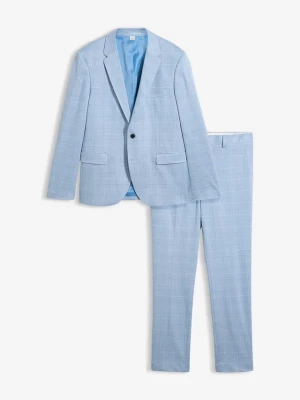 Obrázek produktu Garnitur 2-częściowy z komfortowego materiału ze stretchem, modern fit BonPrix niebieski