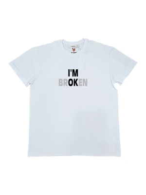 Obrázek produktu Georgiana Datcu Oversized tričko 'I'M OK' bílá