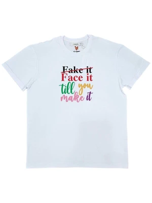 Obrázek produktu Georgiana Datcu Tričko 'Face it till you make it' bílá