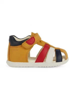 Obrázek produktu Geox Dětské kožené sandály Geox SANDAL MACCHIA žlutá