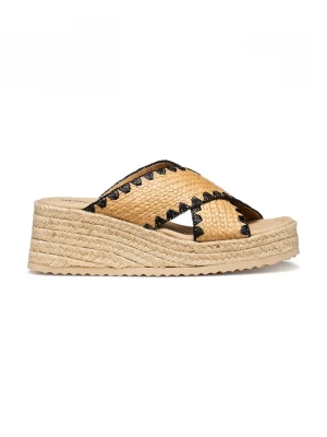 Obrázek produktu Geox espadrily na klínku dámské D ALEMERIA béžová