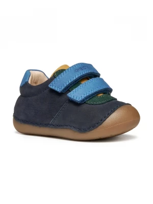 Obrázek produktu Geox Kojenecké kožené polobotky TUTIM námořnická modř