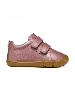 Obrázek produktu Geox Polobotky dětské kožené STEPPIEUP Barefoot fialová