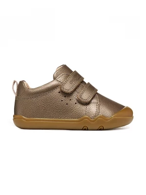 Obrázek produktu Geox Polobotky dětské kožené STEPPIEUP Barefoot hnědá