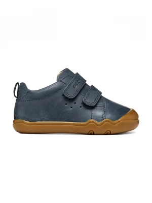 Obrázek produktu Geox Polobotky dětské kožené STEPPIEUP Barefoot námořnická modř