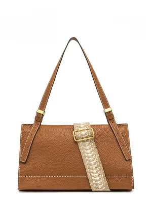 Obrázek produktu Gianni Chiarini Kožená kabelka Gianni Chiarini NICOLE hnědá