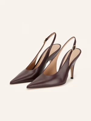 Obrázek produktu Gianvito Rossi Lodičky Sofia tmavě hnědá / zlatá