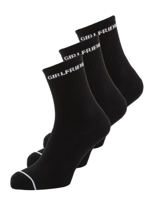 Obrázek produktu Girlfriend Collective Sportovní ponožky černá / bílá