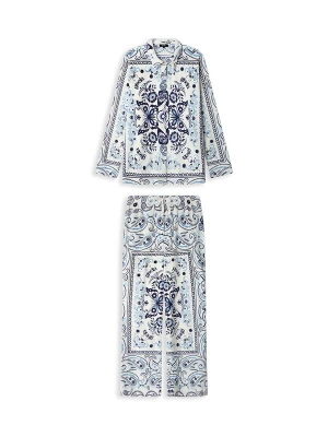 Obrázek produktu Gisela Pyžamo 'Set' marine modrá / světlemodrá / offwhite
