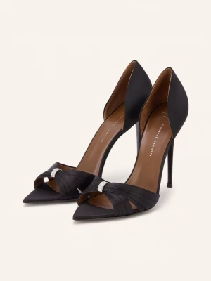 Obrázek produktu Giuseppe Zanotti Design Sandály Lumière S Ozdobnými Kamínky černá / stříbrná