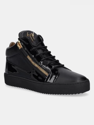 Obrázek produktu Giuseppe Zanotti Kožené tenisky Giuseppe Zanotti Maylondon černá