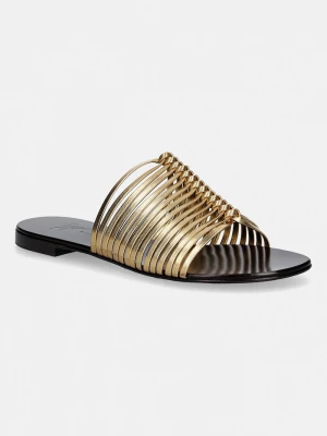 Obrázek produktu Giuseppe Zanotti pantofle dámské kožené zlatá