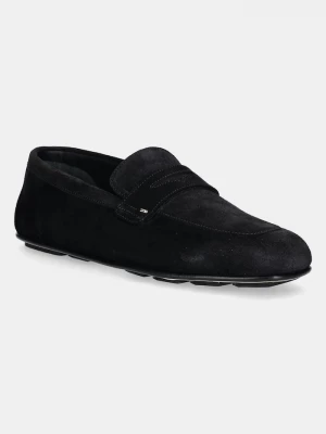 Obrázek produktu Giuseppe Zanotti Semišové mokasíny Giuseppe Zanotti Rupert černá