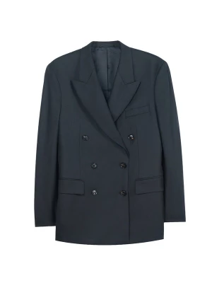 Obrázek produktu GOBI Cashmere Blejzr 'Double-Breasted Cashmere Suit Blazer' černá