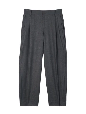 Obrázek produktu GOBI Cashmere Kalhoty s puky 'Barrel-Leg Cashmere Pants' antracitová