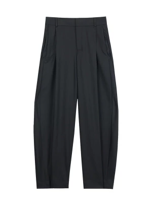 Obrázek produktu GOBI Cashmere Kalhoty s puky 'Barrel-Leg Cashmere Pants' černá