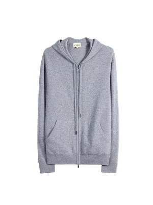 Obrázek produktu GOBI Cashmere Mikina 'Men's Zip-Up Cashmere Hoodie' šedá