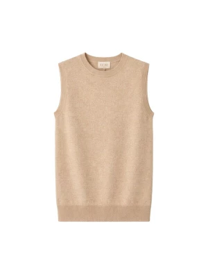 Obrázek produktu GOBI Cashmere Pletená vesta 'Women's Essential Cashmere Crewneck Vest' béžová