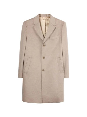 Obrázek produktu GOBI Cashmere Přechodný kabát 'Men’s Cashmere Coat with Notched Lapels' šedobéžová
