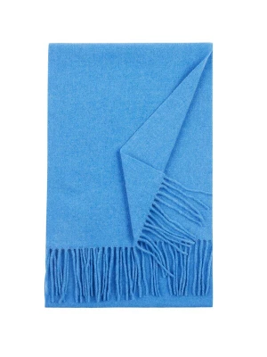 Obrázek produktu GOBI Cashmere Šála 'Unisex Cashmere Fringed Scarf' modrá