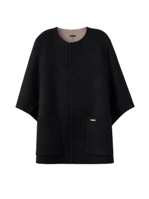 Obrázek produktu GOBI Cashmere Svetr 'Patch Pocket Cashmere Poncho Jacket' námořnická modř