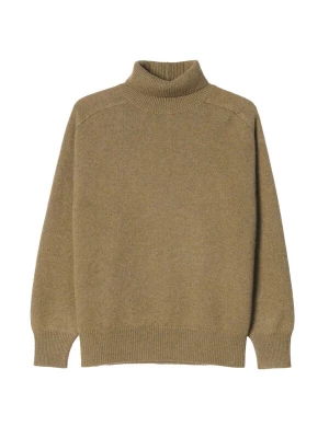 Obrázek produktu GOBI Cashmere Svetr 'Unisex High-Neck Cashmere Sweater' olivová