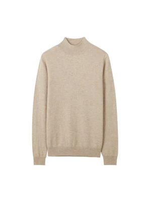 Obrázek produktu GOBI Cashmere Svetr 'Women's Essential Cashmere Mock Neck Sweater' champagne