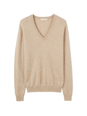 Obrázek produktu GOBI Cashmere Svetr 'Women's Essential Cashmere V-Neck Sweater' champagne