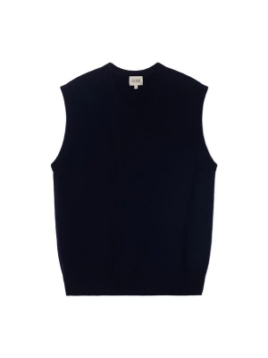 Obrázek produktu GOBI Cashmere Vesta 'Men's Essential V-Neck Cashmere Vest' noční modrá
