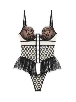 Obrázek produktu GOD SAVE QUEENS Body 'Valentina Corseted Bodysuit' černá