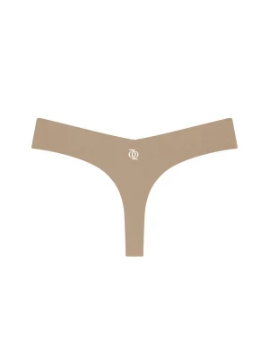Obrázek produktu GOD SAVE QUEENS Kalhotky 'Second Skin Thong' světle hnědá