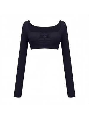 Obrázek produktu GOD SAVE QUEENS Sportovní top 'Second Skin Studio Long Sleeve Top' grafitová