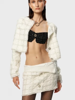 Obrázek produktu GOD SAVE QUEENS Sukně GOD SAVE QUEENS EXECUTIVE TWEED SKIRT