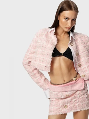 Obrázek produktu GOD SAVE QUEENS Sukně GOD SAVE QUEENS HIGH PRIORITY TWEED SKIRT růžová