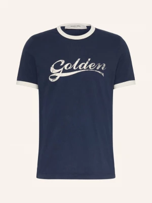 Obrázek produktu Golden Goose Tričko tmavě modrá / krémová
