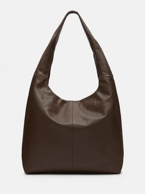 Obrázek produktu Große Hobo-Bag mit Kroko-Prägung Liebeskind hnědá