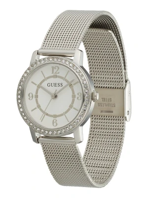 Obrázek produktu GUESS Analogové hodinky 'Melody' stříbrná / bílá