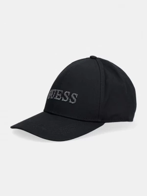 Obrázek produktu Guess Bavlněná baseballová čepice Guess černá