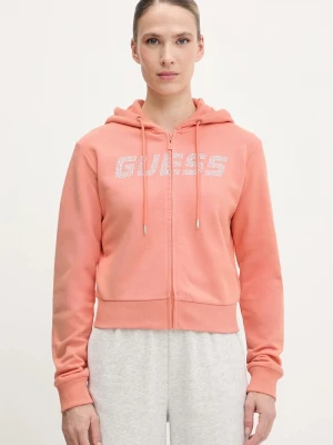 Obrázek produktu Guess Bavlněná mikina Guess PRIMULA oranžová