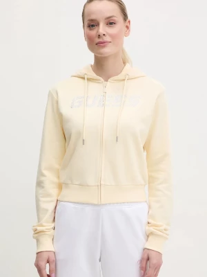 Obrázek produktu Guess Bavlněná mikina Guess PRIMULA žlutá
