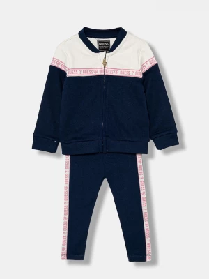 Obrázek produktu Guess Bavlněná tepláková souprava pro miminka Guess 2-pack námořnická modř