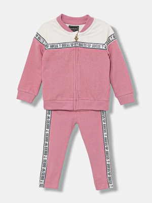 Obrázek produktu Guess Bavlněná tepláková souprava pro miminka Guess 2-pack růžová